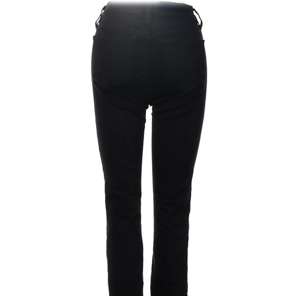 J.Crew Jeans Black Skinny Leg Cut Low Rise Waist Size 25 #160 - Picture 3 of 4